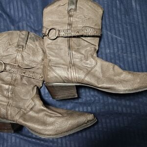 Durango Brown Heeled Boots